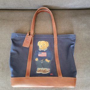 Polo Ralph Lauren Teddy Bear Tote 50th Anniversary